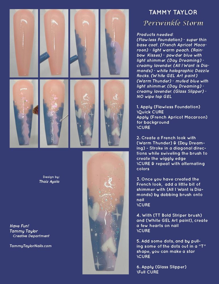 Periwinkle Storm Pack paso a paso – Gel System | Tammy Taylor Europe