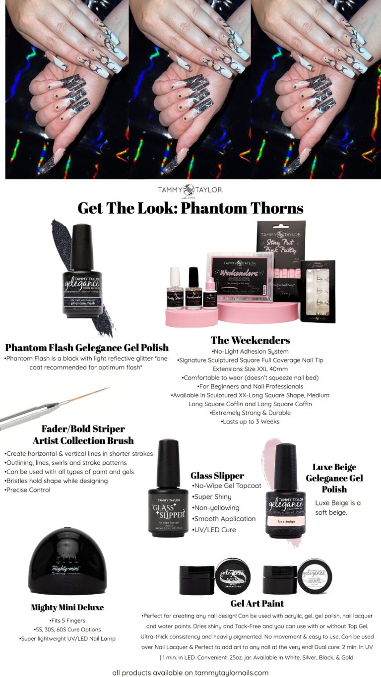 Phantom Thorns Kit de uñas – Gel System | Tammy Taylor Europe