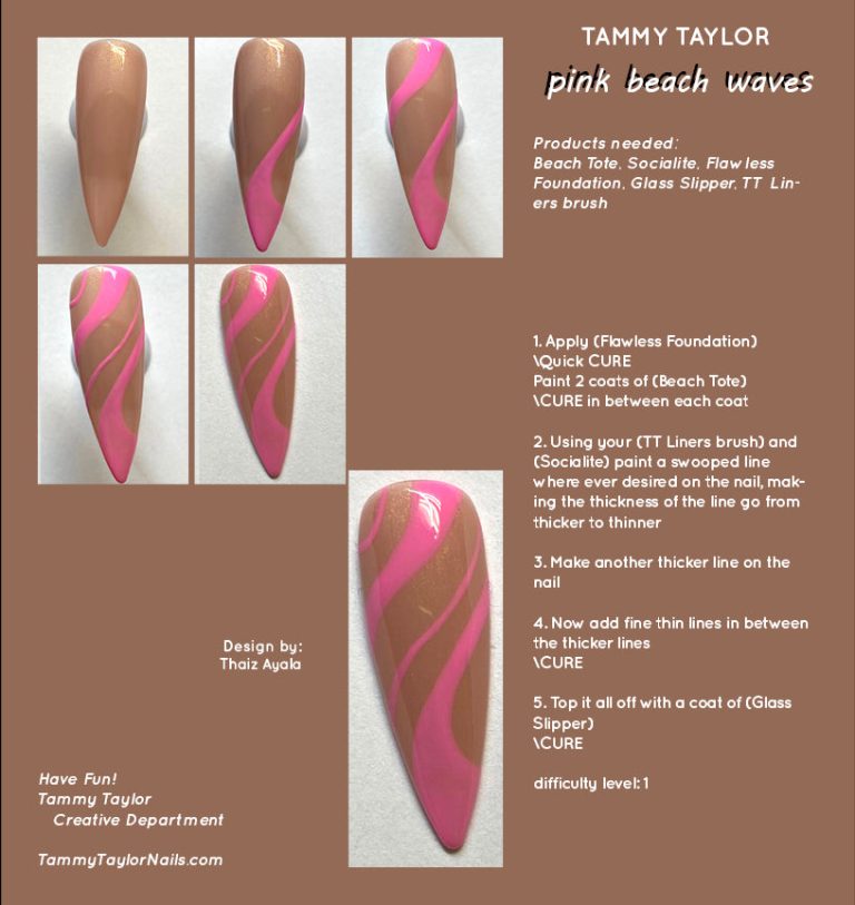 Pink Beach Waves Step By Step Bundle – Gel System | Tammy Taylor Europe