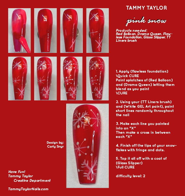 Pink Snow Step By Step Bundle – Gel System | Tammy Taylor Europe