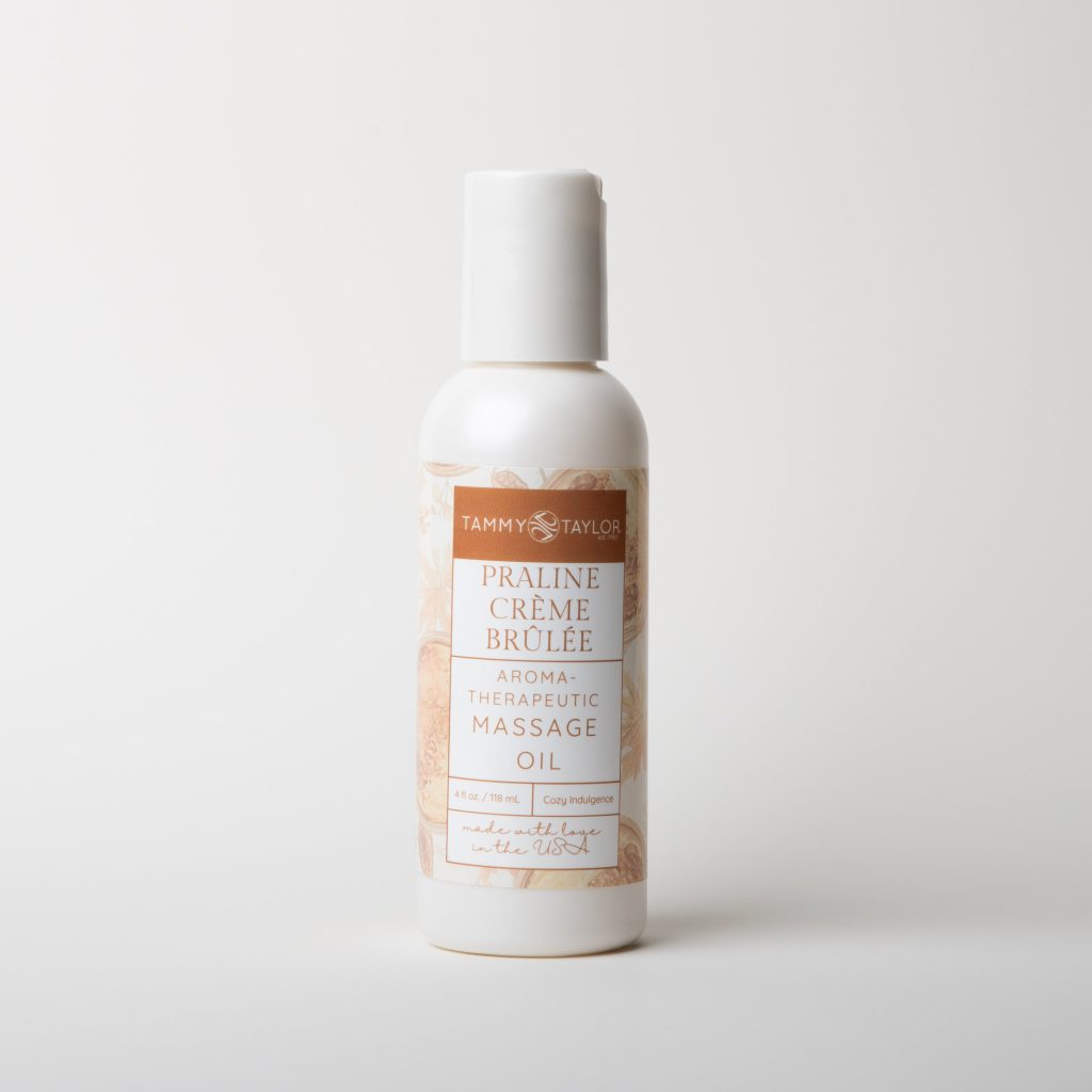 Praline Crème Brûlée Aromatherapeutic Massage Oil | Tammy Taylor Europe