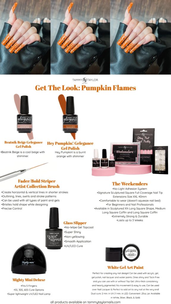 Pumpkin Flames Nail Bundle – Gel System | Tammy Taylor Europe