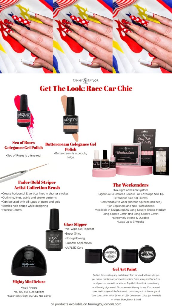 Race Car Chic Nail Bundle – Gel System | Tammy Taylor Europe