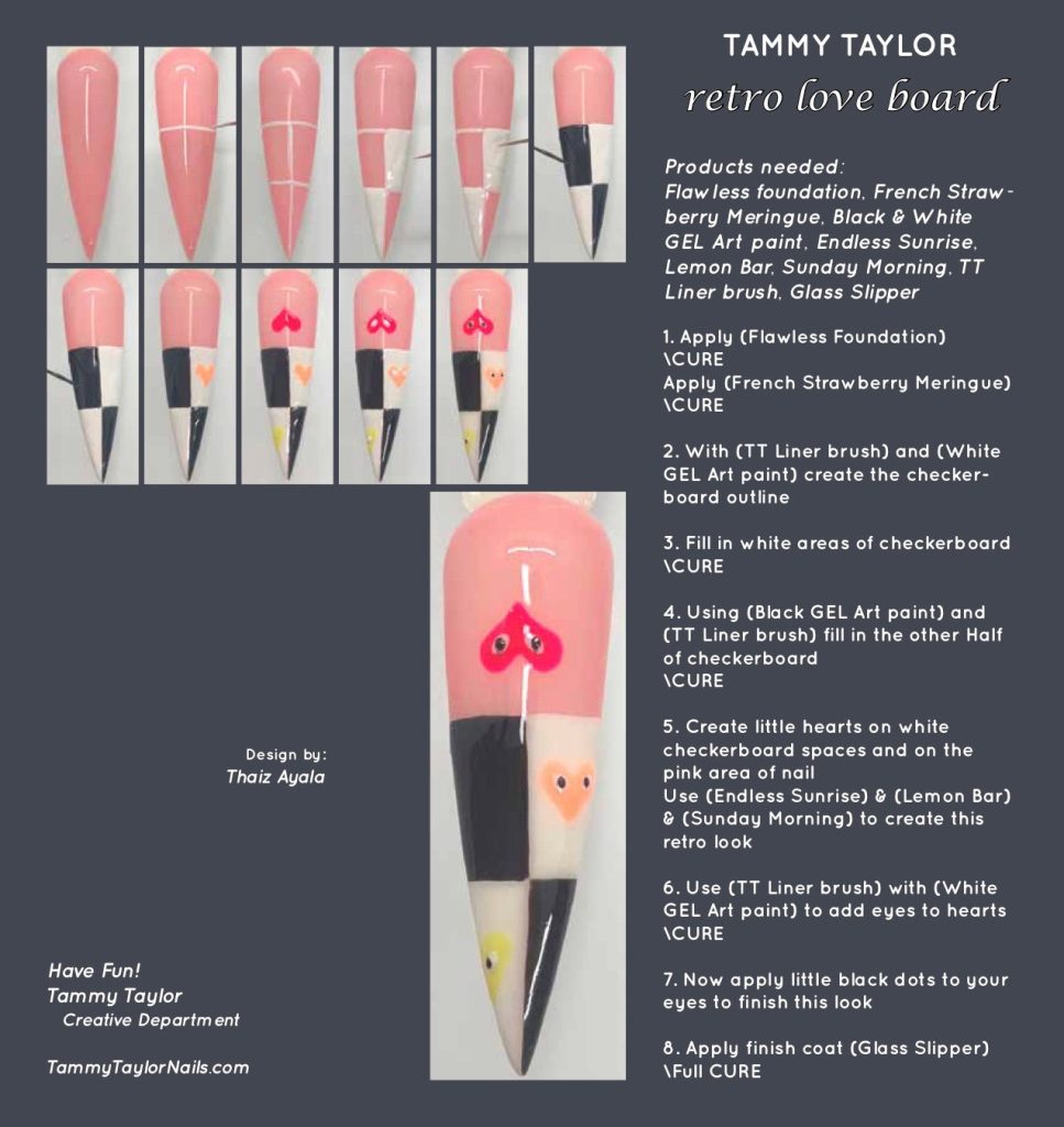 Retro Love Board Stey by Step Bundle – Gel System | Tammy Taylor Europe