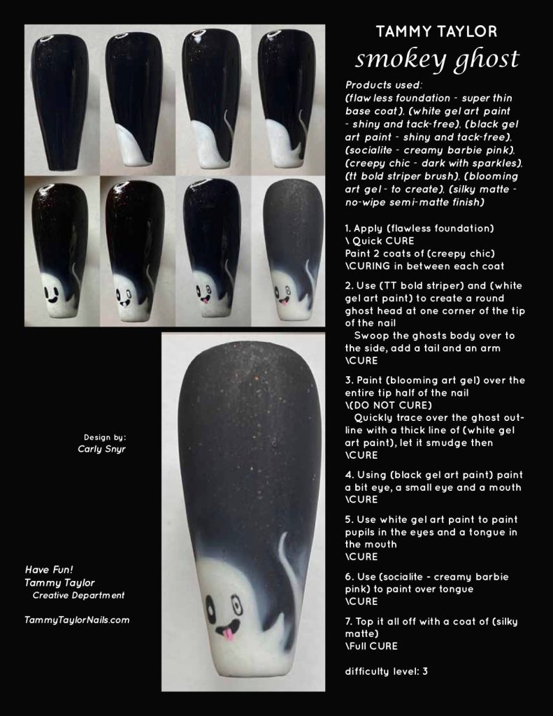 Smokey Ghost Step by Step Bundle – Gel System | Tammy Taylor Europe