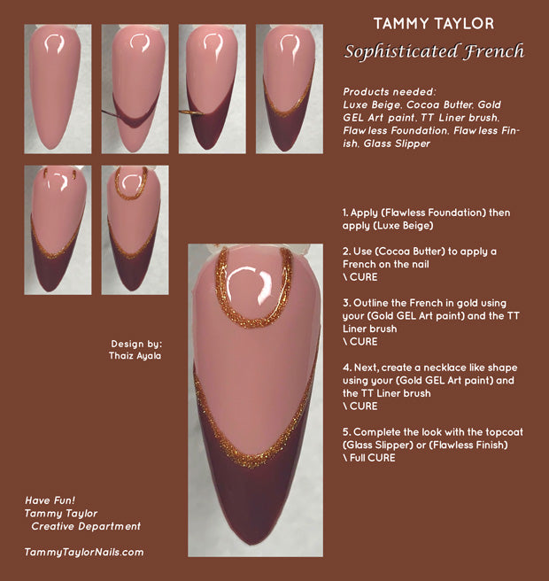 Sophisticated French Step By Step Bundle – Gel System | Tammy Taylor Europe