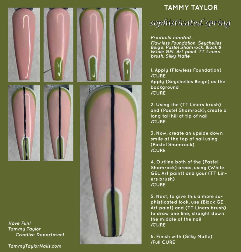 Sophisticated Spring Pack paso a paso – Gel System | Tammy Taylor Europe