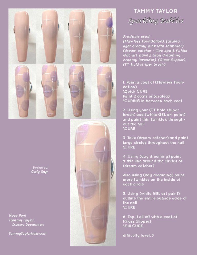 Sparkling Bubbles Step by Step Bundle – Gel System | Tammy Taylor Europe