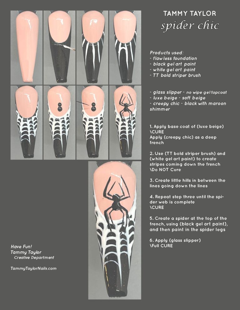 Spider Chic Step by Step Bundle – Gel System | Tammy Taylor Europe