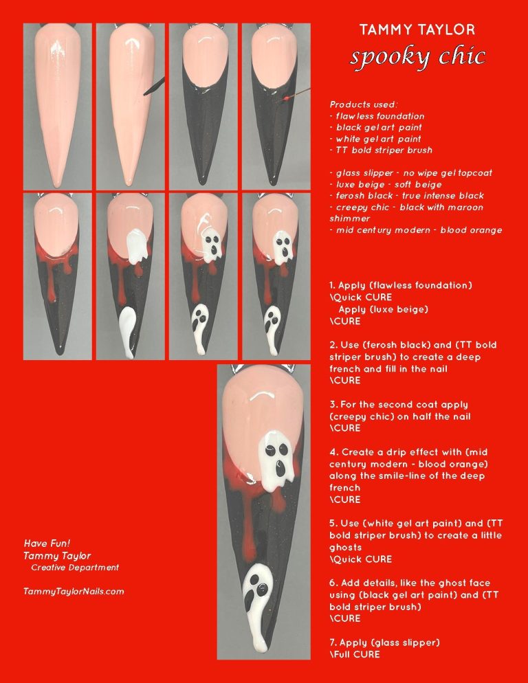 Spooky Chic Step by Step Bundle – Gel System | Tammy Taylor Europe