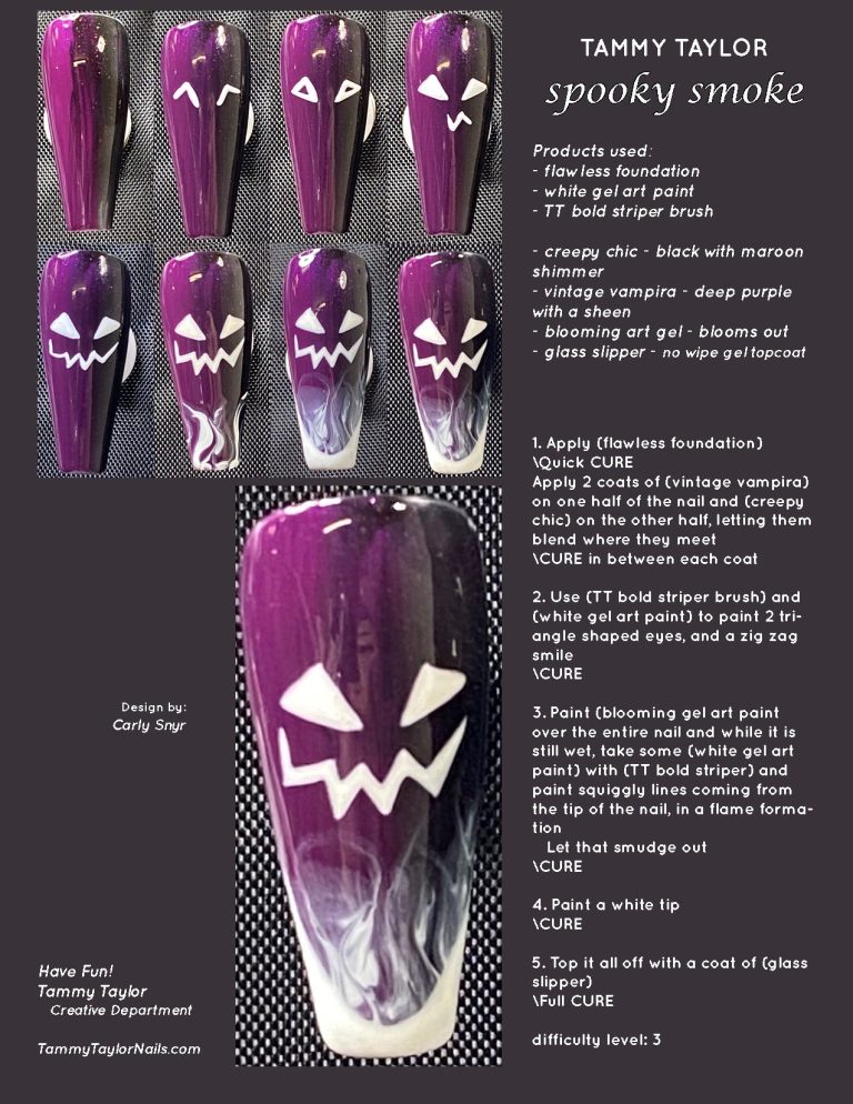 Spooky Smoke Step by Step Bundle – Gel System | Tammy Taylor Europe