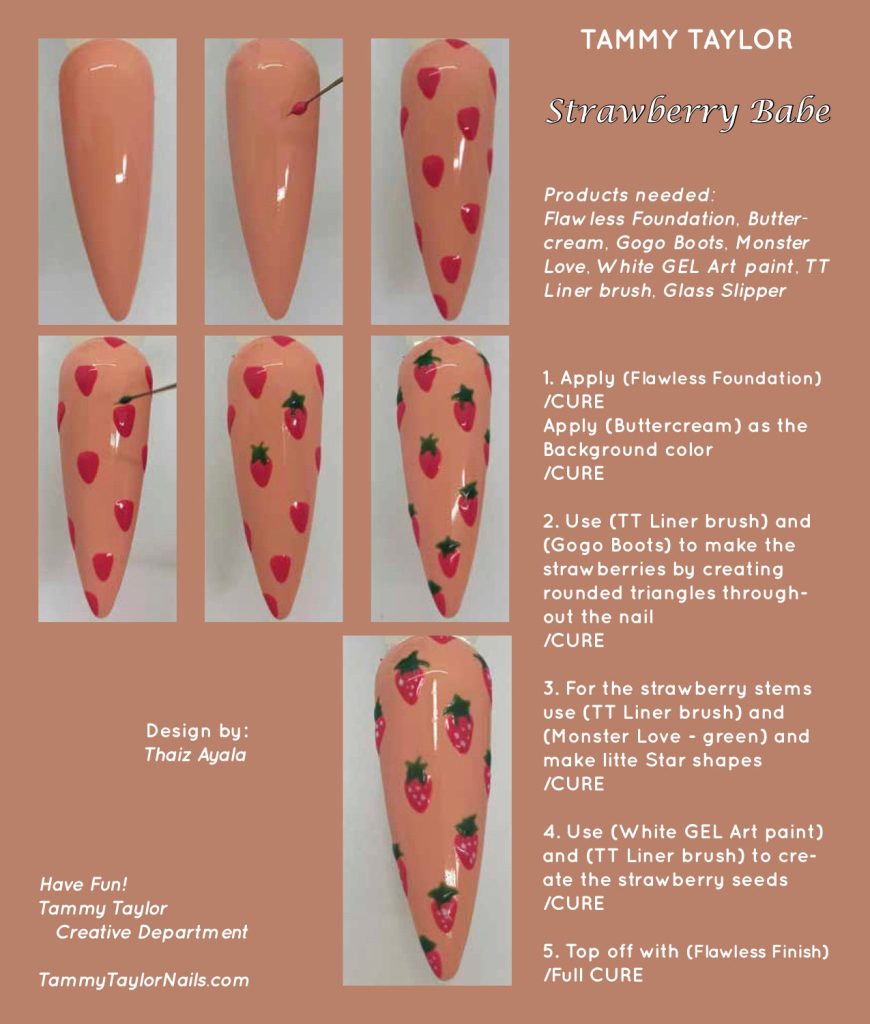 Strawberry Babe Step by Step Bundle – Gel System | Tammy Taylor Europe