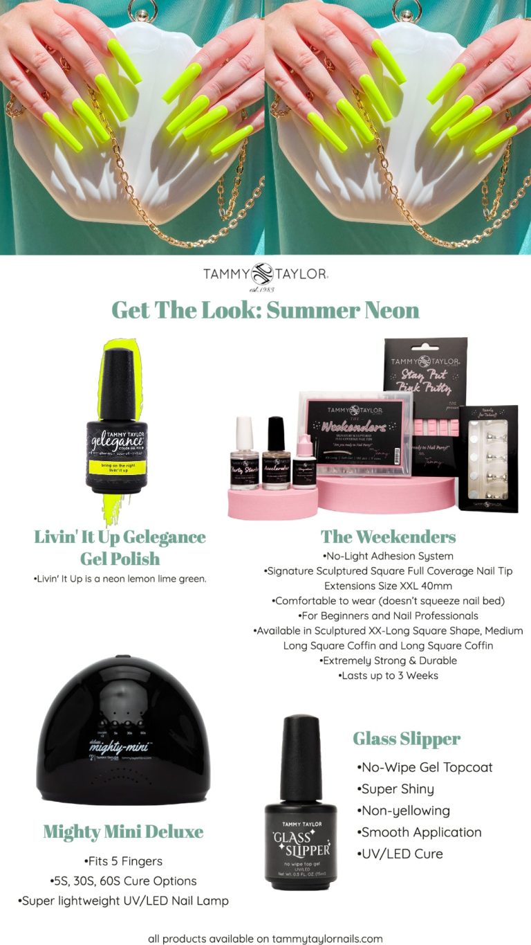 Summer Neon Nail Bundle – Gel System | Tammy Taylor Europe