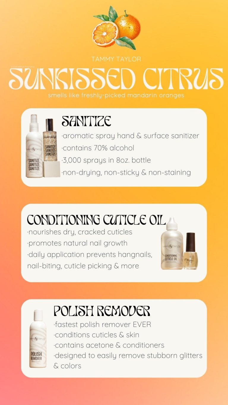 Sunkissed Citrus ENTIRE Bundle – Sanitize | Tammy Taylor Europe