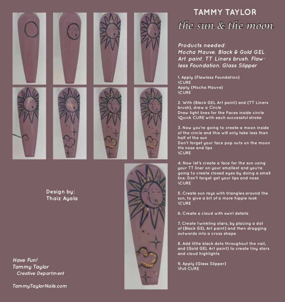 The Sun & The Moon Step By Step Bundle – Gel System | Tammy Taylor Europe