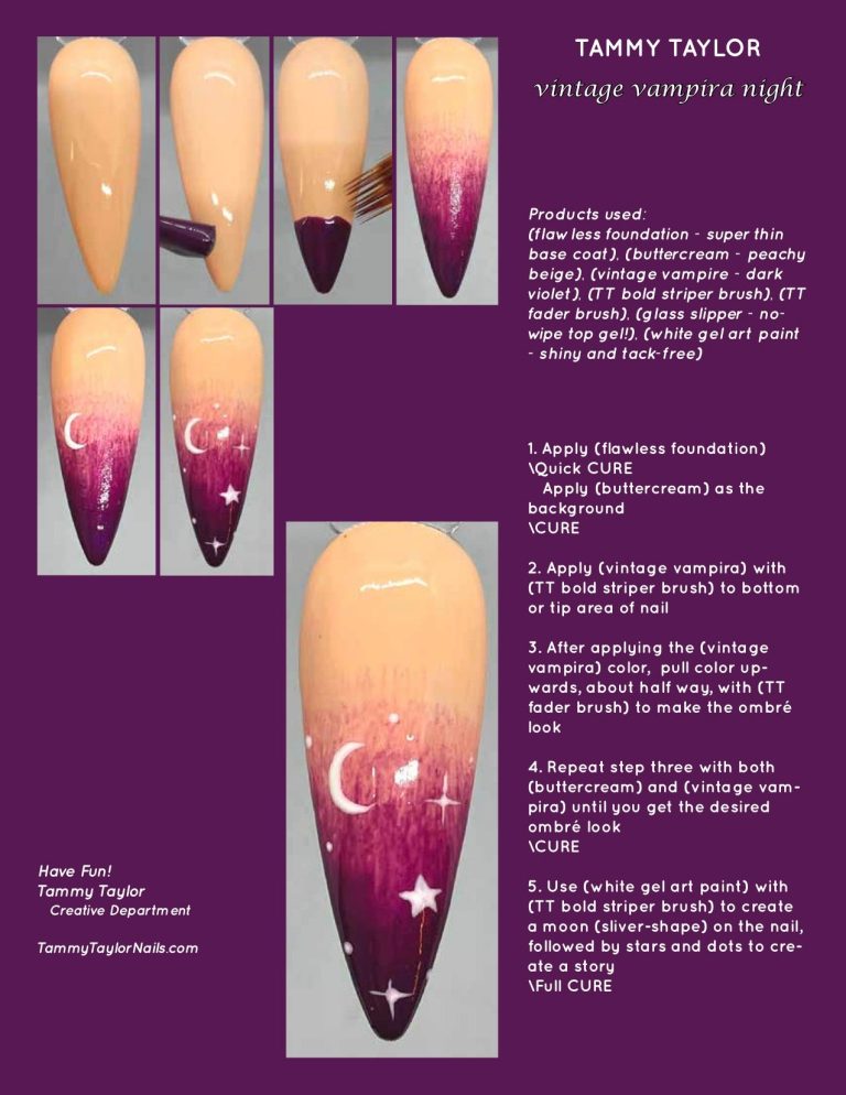 Vintage Vampira Pack paso a paso – Gel System | Tammy Taylor Europe