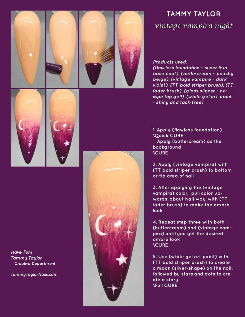 Vintage Vampira Step by Step Bundle – Gel System | Tammy Taylor Europe