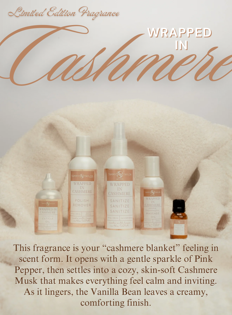 Wrapped in Cashmere Glass Spray Sanitize – Prep & Finish | Tammy Taylor Europe