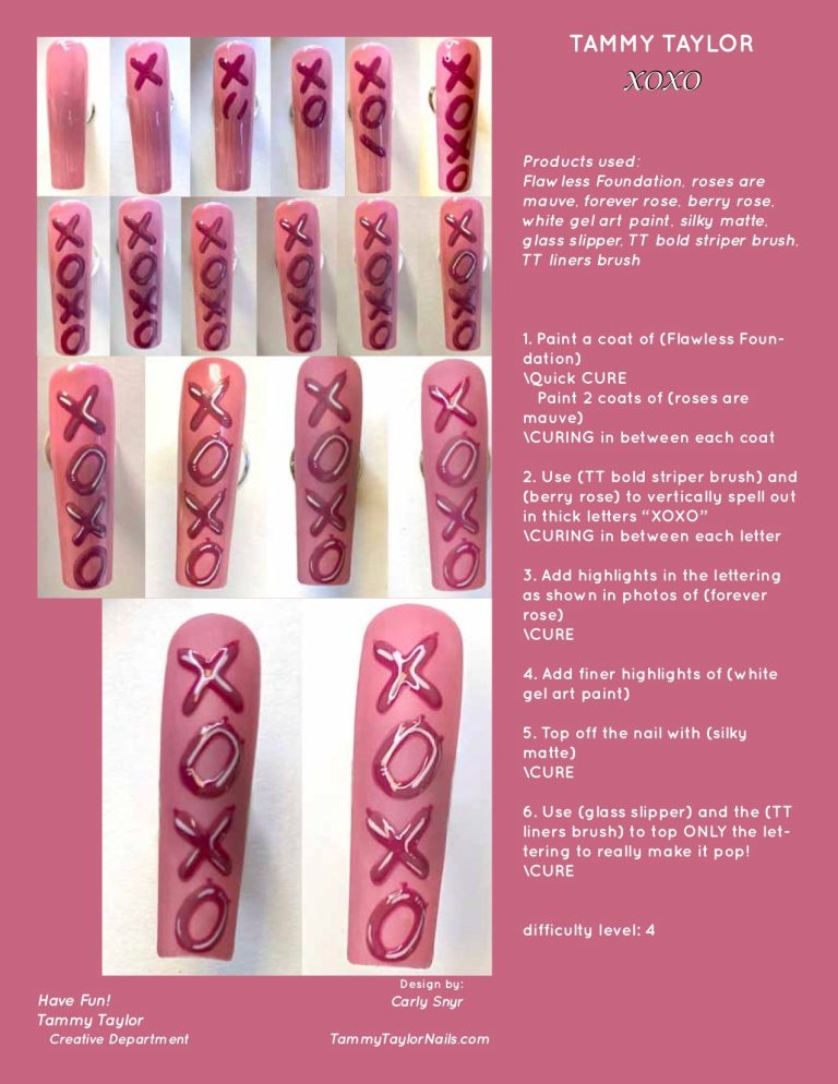 Xoxo Pack paso a paso – Gel System | Tammy Taylor Europe