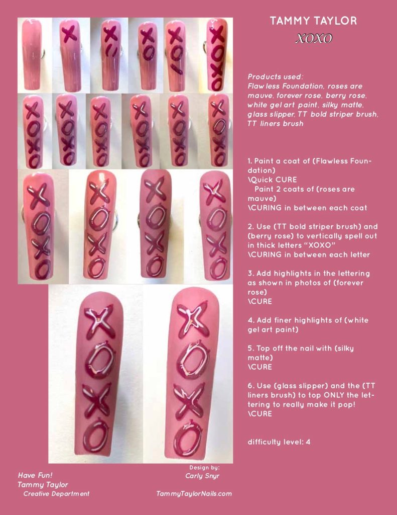 Xoxo Pack paso a paso – Gel System | Tammy Taylor Europe