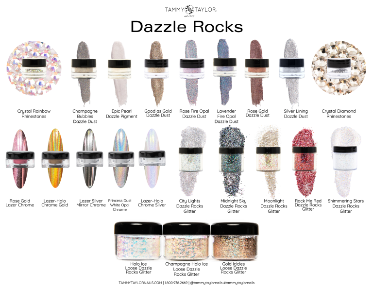 Rose Gold Lazer Chrome – Gel System | Tammy Taylor Europe