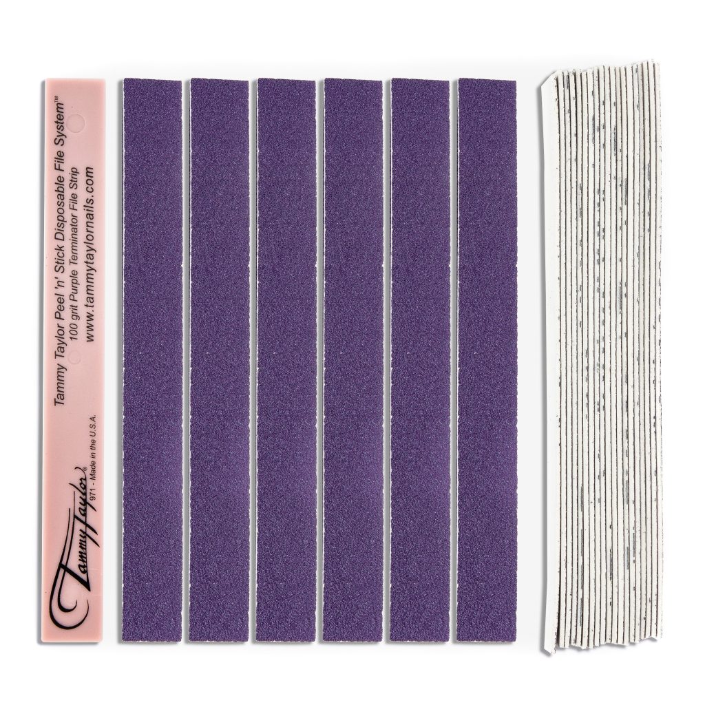 Peel ‘N Stick 100 Grit Purple Terminator – Acrylic System | Tammy Taylor Europe