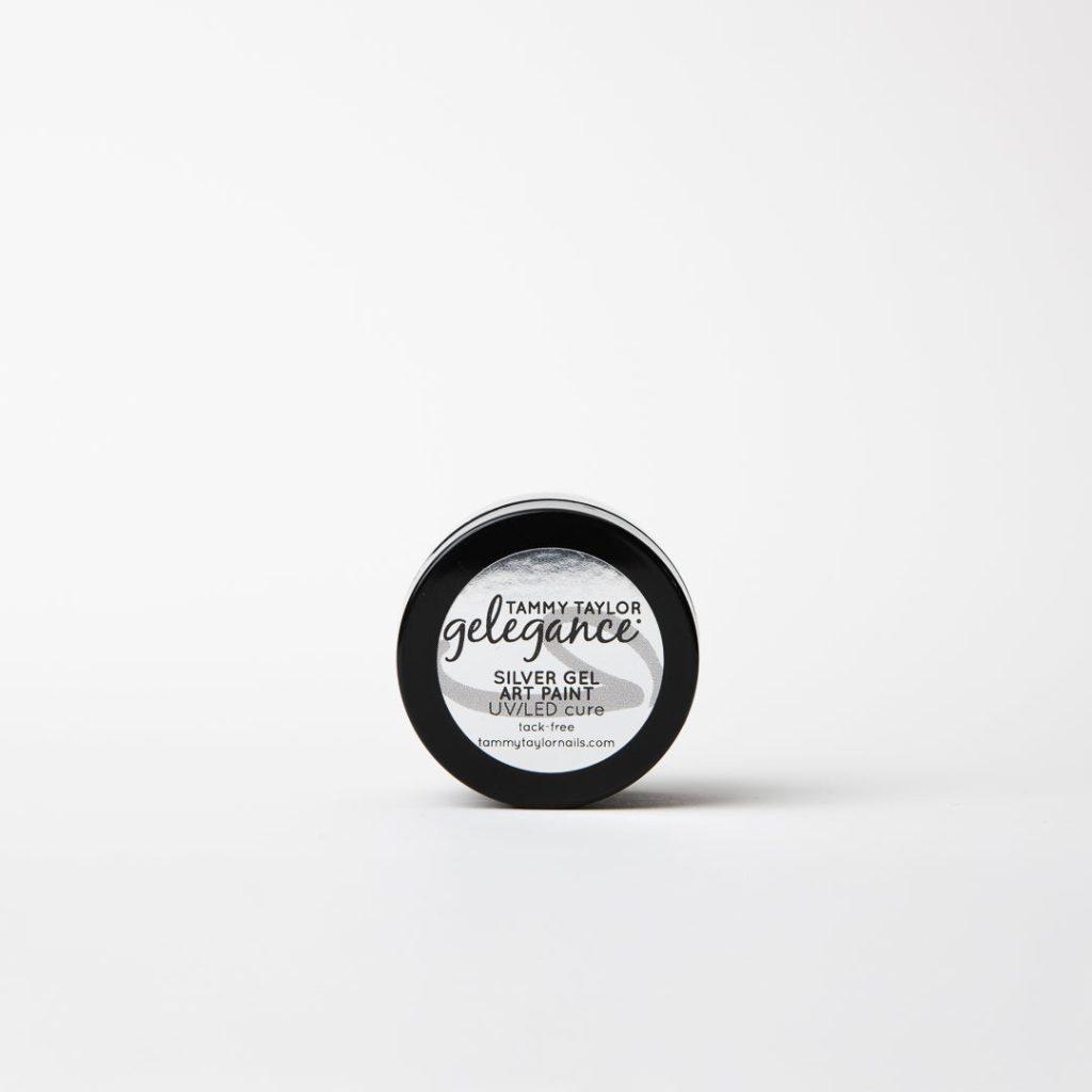 Silver Gel Art Nail Paint – Acrylic System | Tammy Taylor Europe