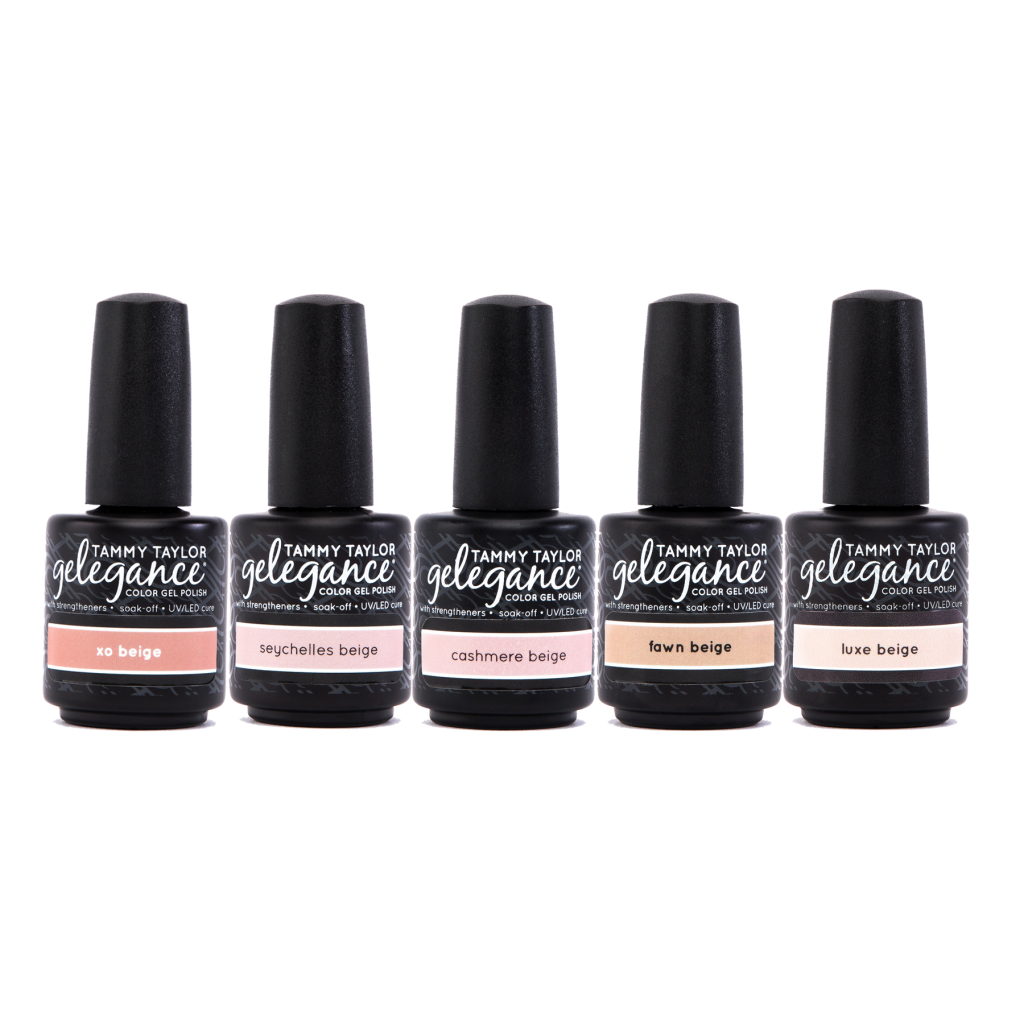 Barely Beige Pack de esmalte en gel Gelegance – Gel System | Tammy Taylor Europe