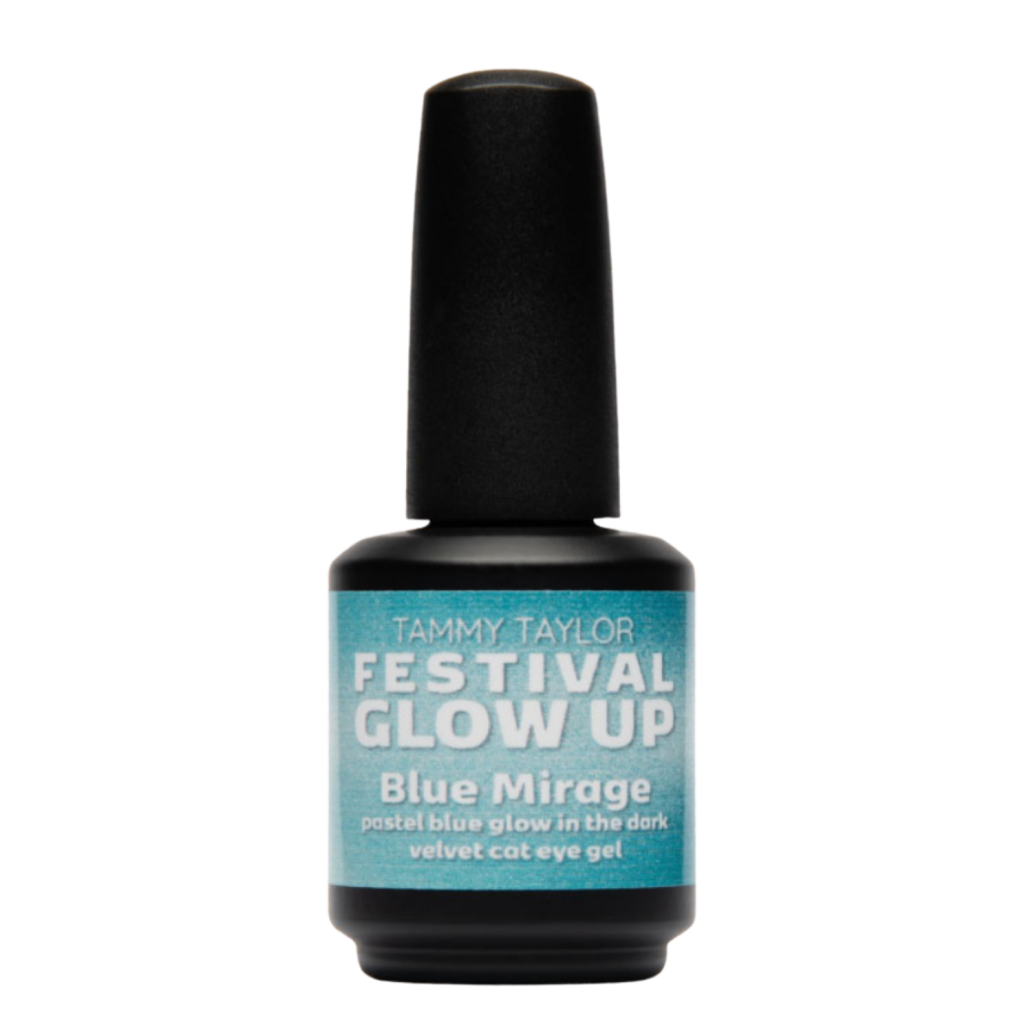 Blue Mirage Glow In The Dark Velvet Cat Eye – Gelegance Gel Polish | Tammy Taylor Europe