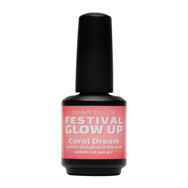 Coral Dream Glow In The Dark Velvet Cat Eye – Gelegance Gel Polish | Tammy Taylor Europe