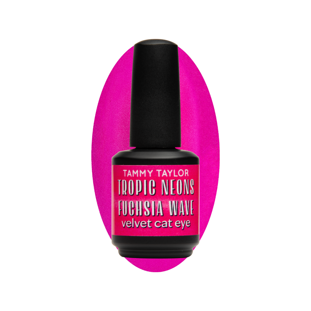 Fuchsia Wave Velvet Cat Eye – Gelegance Gel Polish | Tammy Taylor Europe