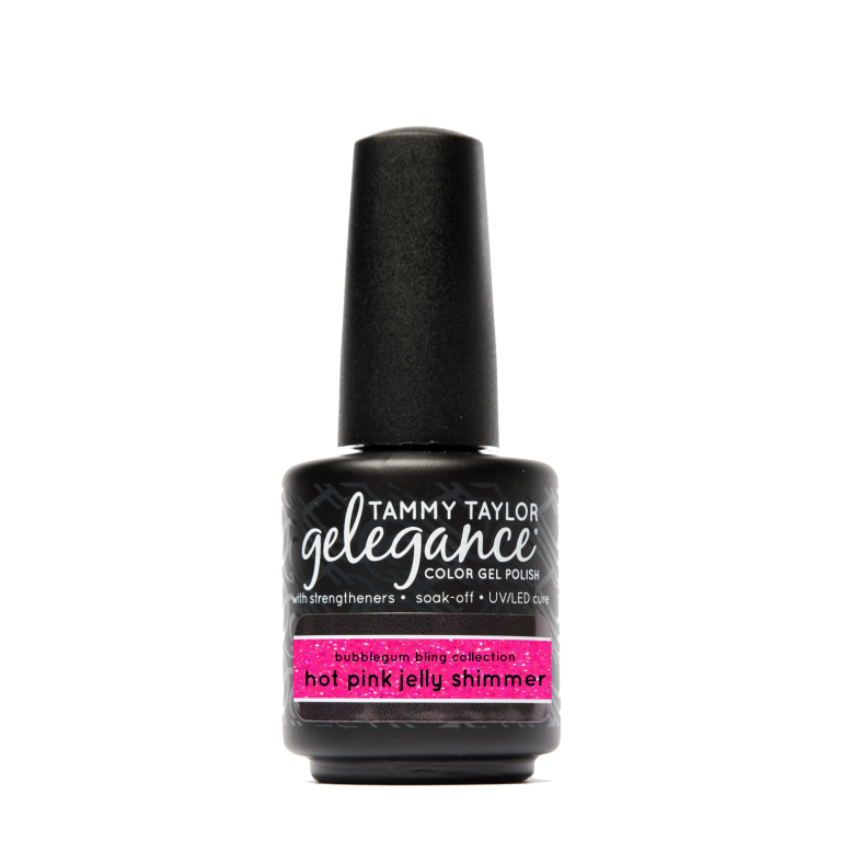Hot Pink Jelly Shimmer Gelegance Gel Polish – Gelegance Gel Polish | Tammy Taylor Europe