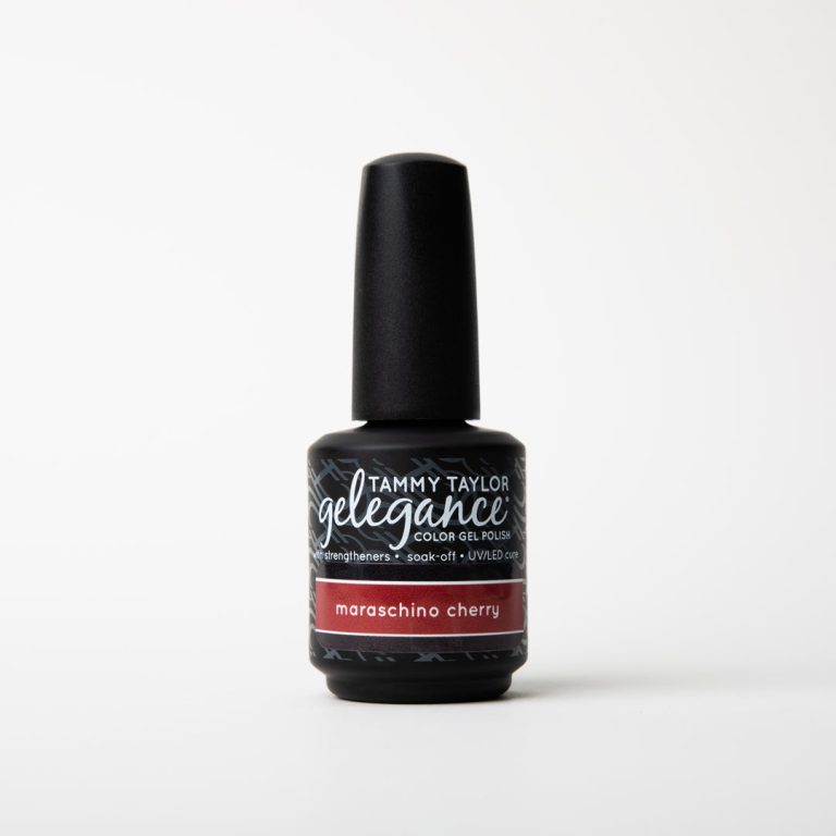 Maraschino Cherry Esmalte en gel Gelegance – Gel System | Tammy Taylor Europe
