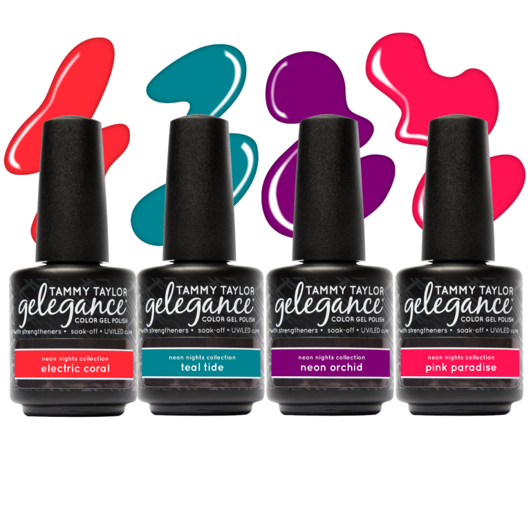 Neon Nights Pack de esmalte en gel Gelegance – Gel System | Tammy Taylor Europe