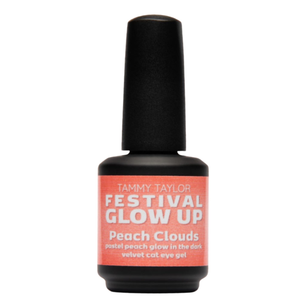 Peach Clouds Glow In The Dark Velvet Cat Eye – Gelegance Gel Polish | Tammy Taylor Europe