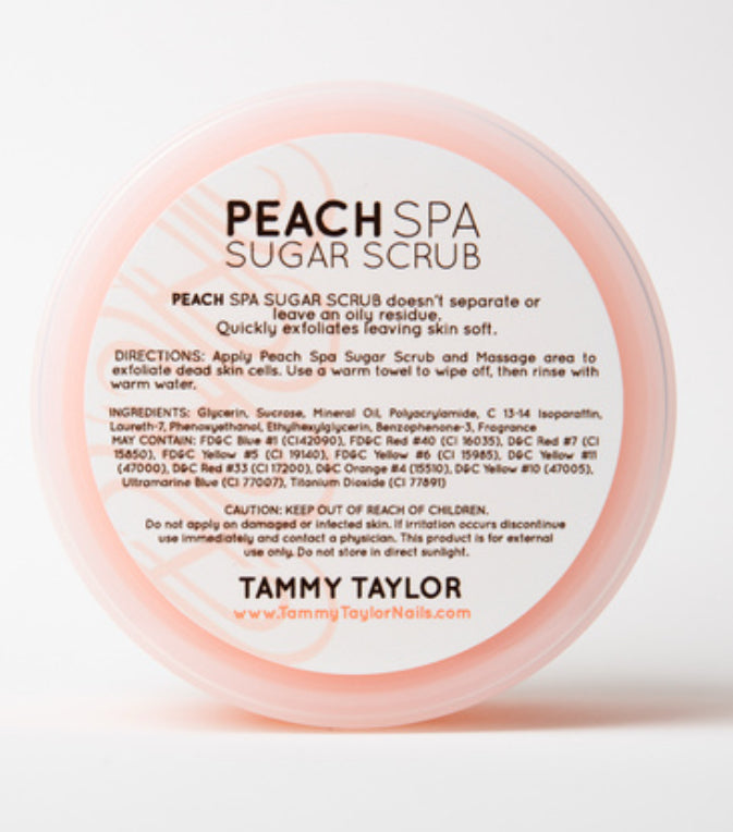 Stocking Lovers Peach Sugar Scrub Pack – Manicure & Pedicure Care | Tammy Taylor Europe