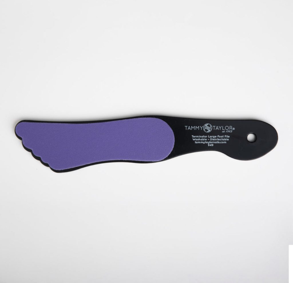 Stocking Lovers Purple Terminator Large Foot File – Manicure & Pedicure Care | Tammy Taylor Europe