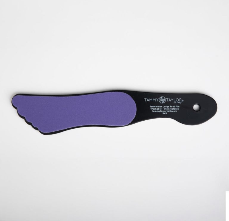 Stocking Lovers Purple Terminator Large Foot File – Manicure & Pedicure Care | Tammy Taylor Europe