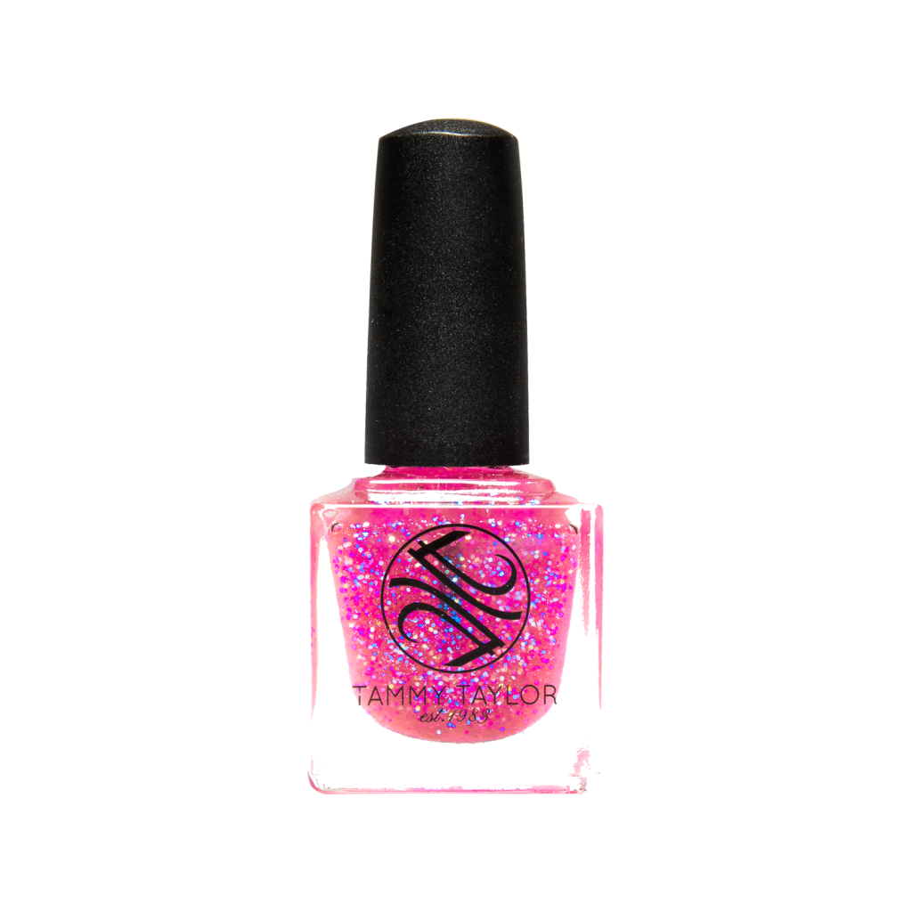 Hot Pink Jelly Glitter Esmalte de uñas – Gel System | Tammy Taylor Europe