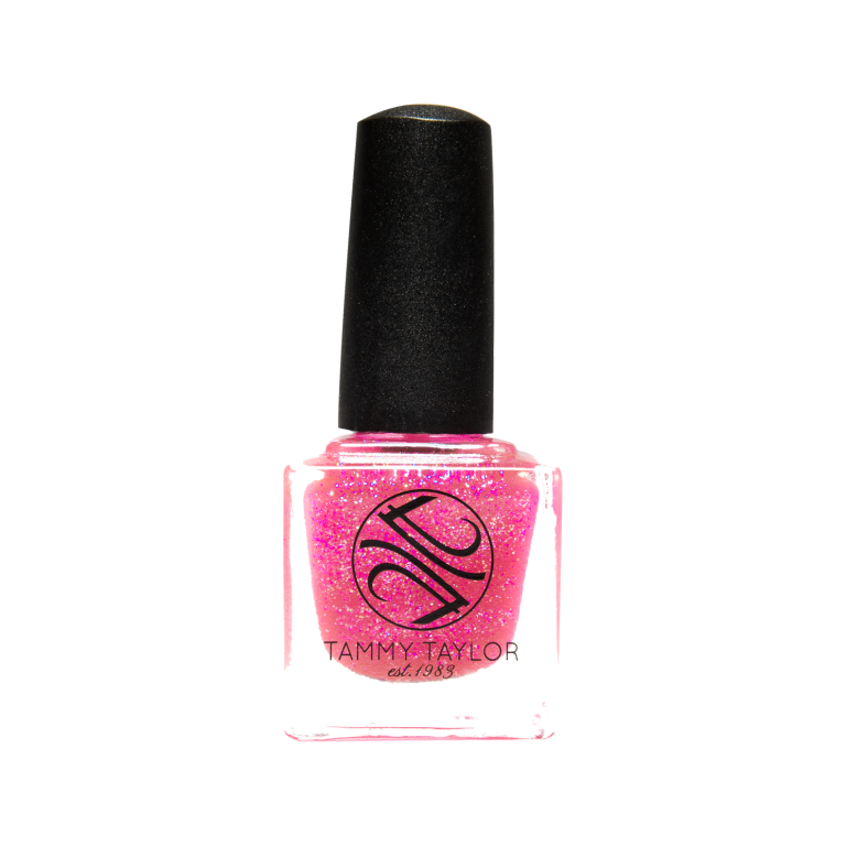 Hot Pink Jelly Sparkle Nail Lacquer – Gel System | Tammy Taylor Europe