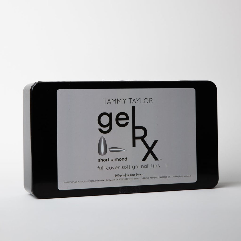 gelRX Short Almond Soft Gel Full Coverage tips de uñas – Gel System | Tammy Taylor Europe