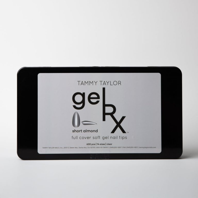 gelRX Short Almond Soft Gel Full Coverage Nail Tips – Gel System | Tammy Taylor Europe