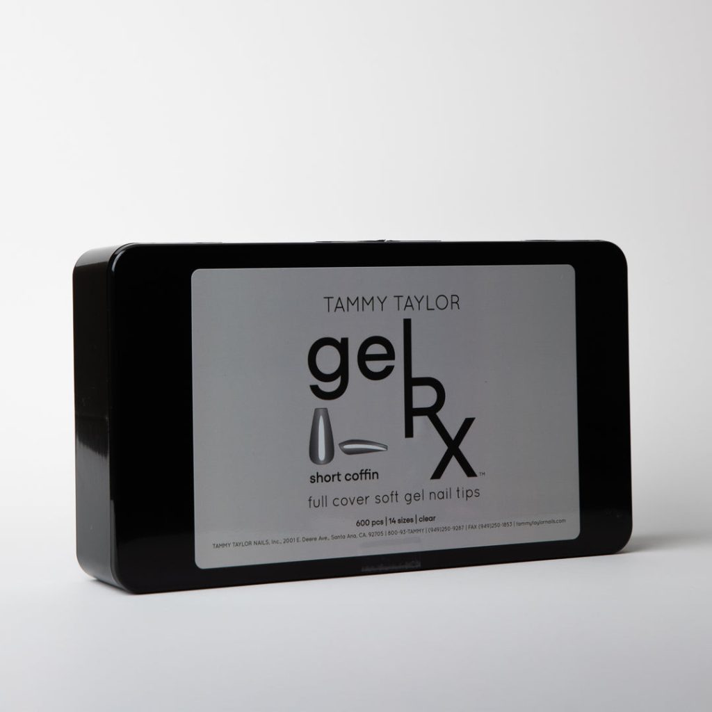 gelRX Short Coffin Soft Gel Full Coverage tips de uñas – Gel System | Tammy Taylor Europe