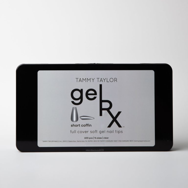 gelRX Short Coffin Soft Gel Full Coverage Nail Tips – Gel System | Tammy Taylor Europe
