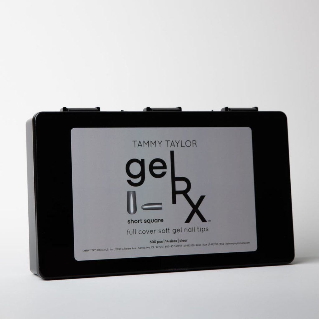 gelRX Short Square Soft Gel Full Coverage tips de uñas – Gel System | Tammy Taylor Europe