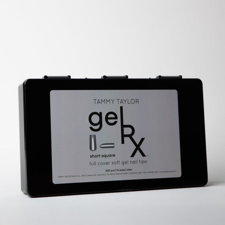 gelRX Short Square Soft Gel Full Coverage tips de uñas – Gel System | Tammy Taylor Europe
