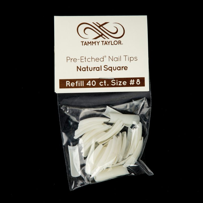 (Pre-Etched) Natural Square Tips *Refill Package* – Acrylic System | Tammy Taylor Europe