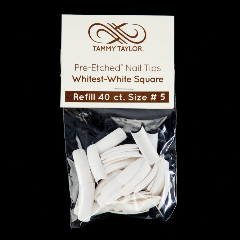 (Pre-Etched) Whitest White Square Tips *Refill Package* – Prep & Finish | Tammy Taylor Europe