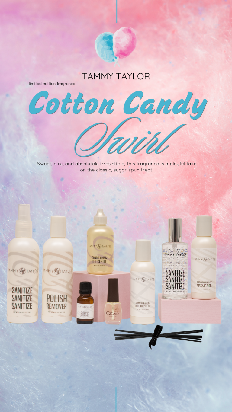 Cotton Candy Swirl Aromatherapeutic Massage Oil | Tammy Taylor Europe