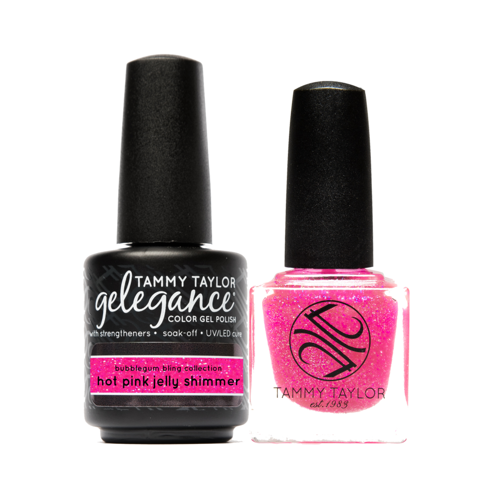 Hot Pink Jelly Shimmer Soulmates – Gel System | Tammy Taylor Europe
